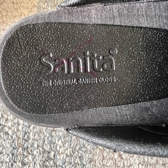 SANITA WATERCOLOR STARRY NIGHT CLOGS SIZE 6 EUC - Picture 6 of 7